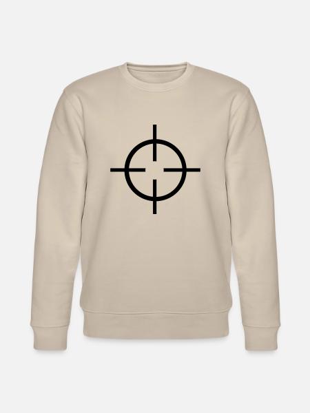 Crosshairs - Gun - Stanley/Stella CHANGER Unisex Organic Sweatshirt - beige