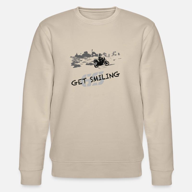 Get smiling - Stanley/Stella Unisex Bio-Sweatshirt CHANGER  - Beige