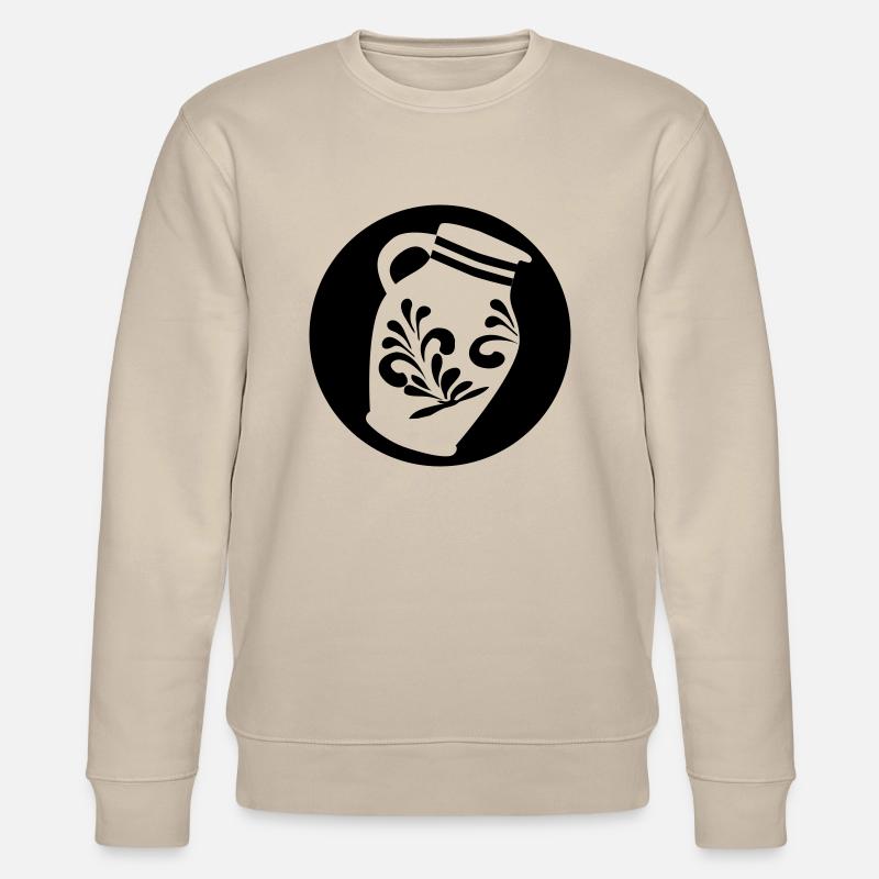 Bembel und FFM Geschenke - Stanley/Stella Unisex Bio-Sweatshirt CHANGER  - Beige
