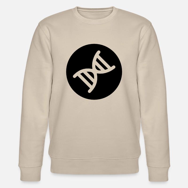 DNA double helix - Stanley/Stella CHANGER Unisex Organic Sweatshirt - beige