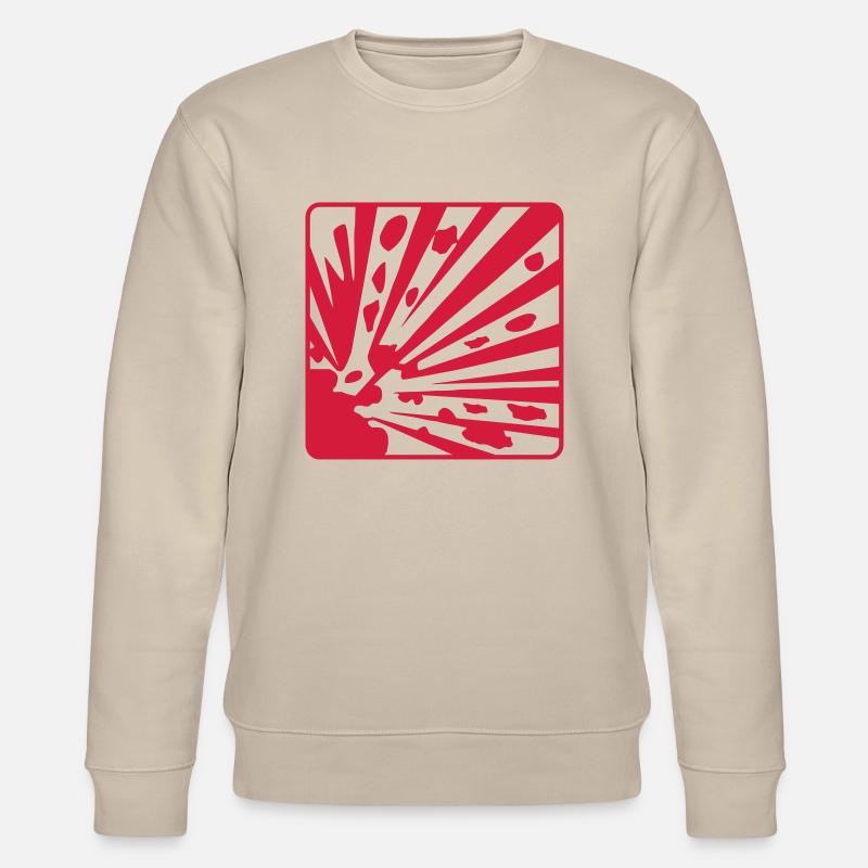 Explosion - Stanley/Stella Unisex Bio-Sweatshirt CHANGER  - Beige