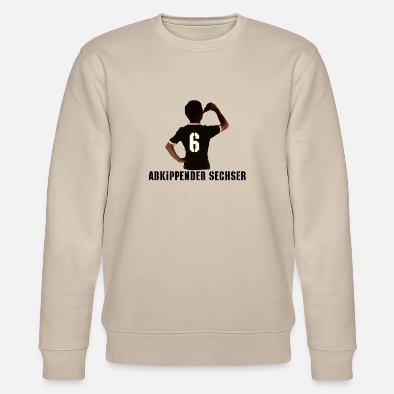 Abkippender Sechser 1 - Stanley/Stella Unisex Bio-Sweatshirt CHANGER  - Beige