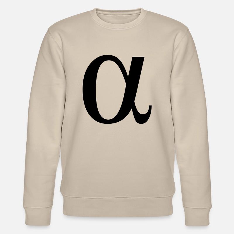 alpha greek - Stanley/Stella Unisex Bio-Sweatshirt CHANGER  - Beige