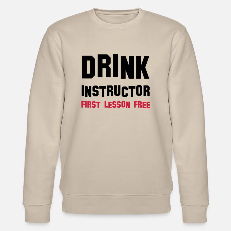 drink instructor - Sweat bio CHANGER Stanley/Stella Unisexe - beige