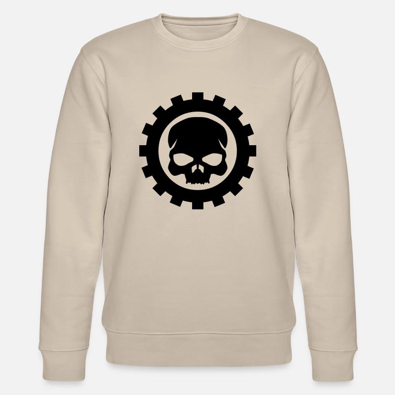 skull - Stanley/Stella Unisex Bio-Sweatshirt CHANGER  - Beige