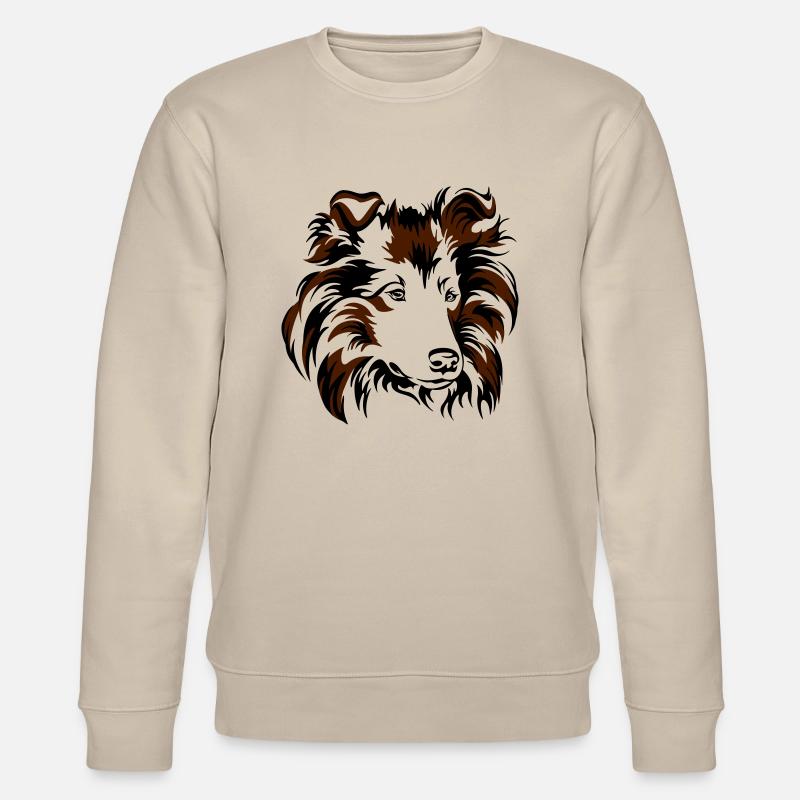 Collie - Stanley/Stella Unisex Bio-Sweatshirt CHANGER  - Beige