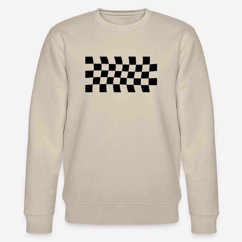 racing flag - Sweat bio CHANGER Stanley/Stella Unisexe - beige