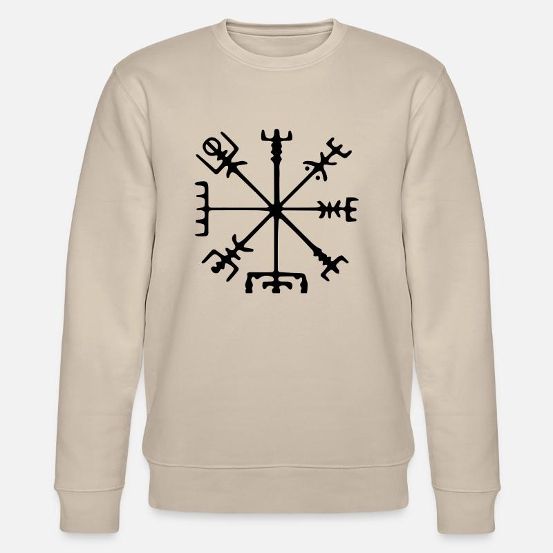 Viking compass - Stanley/Stella Unisex Bio-Sweatshirt CHANGER  - Beige