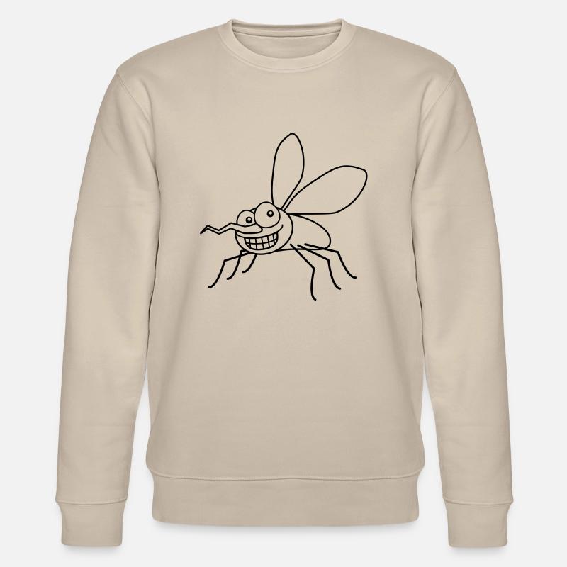 grin_mosquito_1c - Stanley/Stella Unisex Bio-Sweatshirt CHANGER  - Beige