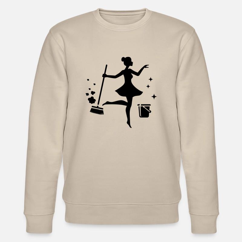 Putzfee - Stanley/Stella Unisex Bio-Sweatshirt CHANGER  - Beige