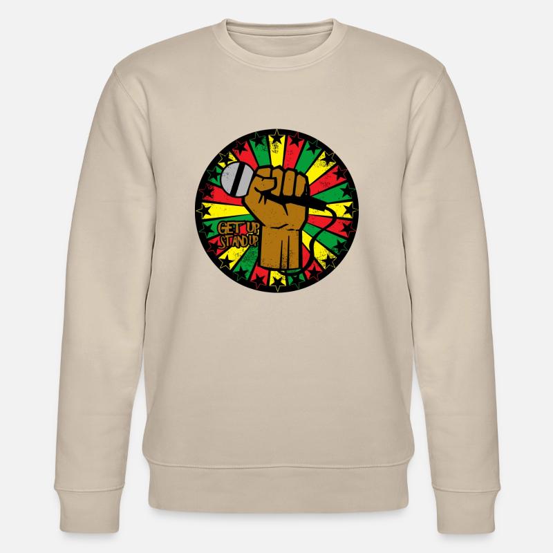 Reggae - Stanley/Stella Unisex Bio-Sweatshirt CHANGER  - Beige
