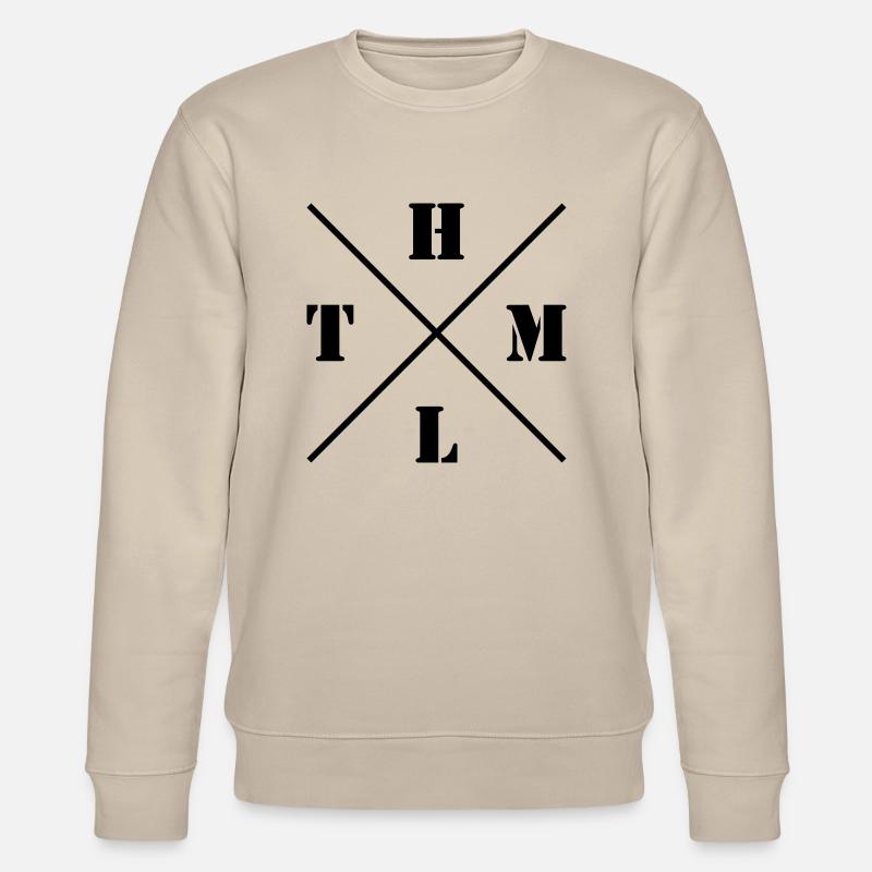 HTML Logo - Stanley/Stella CHANGER Unisex Organic Sweatshirt - beige