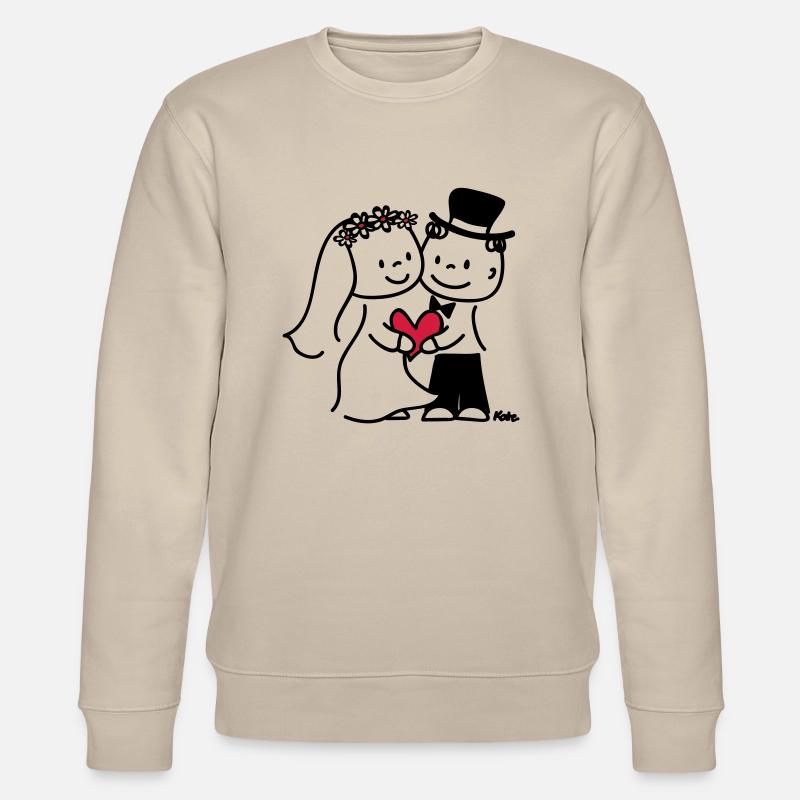 Brautpaar (c) - Sweat bio CHANGER Stanley/Stella Unisexe - beige