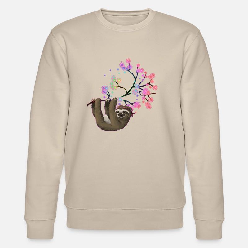 Faultier work out - Stanley/Stella Unisex Bio-Sweatshirt CHANGER  - Beige