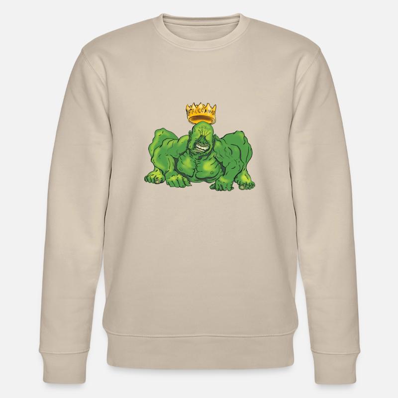 Froschkönig - Stanley/Stella Unisex Bio-Sweatshirt CHANGER  - Beige