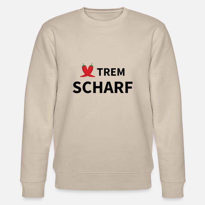 XTREM Scharf - Stanley/Stella Unisex Bio-Sweatshirt CHANGER  - Beige