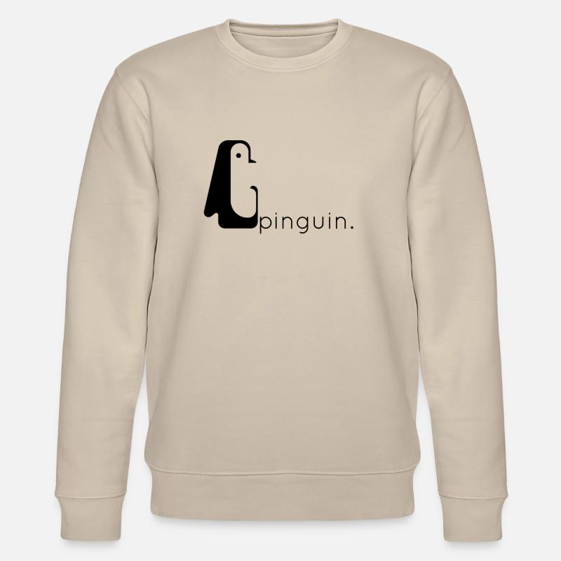 pinguin. - Stanley/Stella Unisex Bio-Sweatshirt CHANGER  - Beige