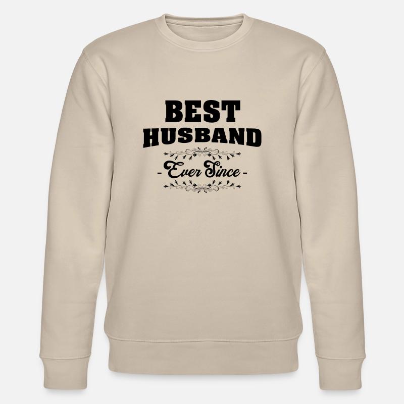 bester ehemann - Stanley/Stella Unisex Bio-Sweatshirt CHANGER  - Beige