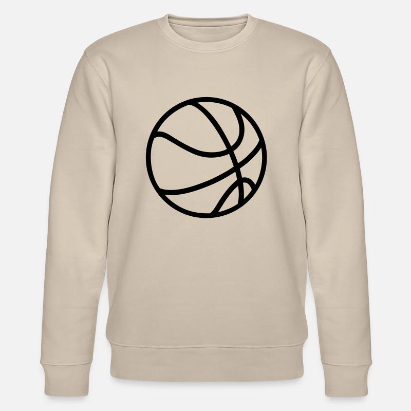 Basketball Plain - Stanley/Stella Unisex Bio-Sweatshirt CHANGER  - Beige