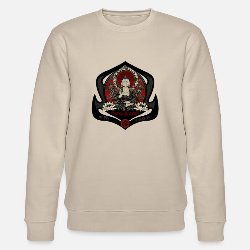 Siddharta Gautama Bouddha - Sweat bio CHANGER Stanley/Stella Unisexe - beige