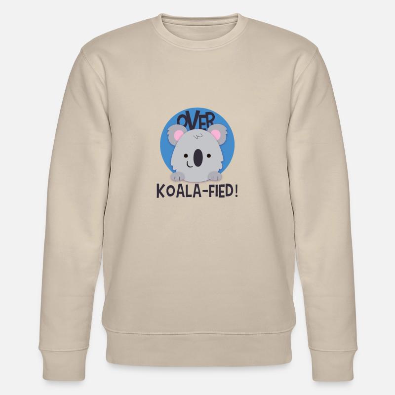 koala 2 white - Stanley/Stella Unisex Bio-Sweatshirt CHANGER  - Beige
