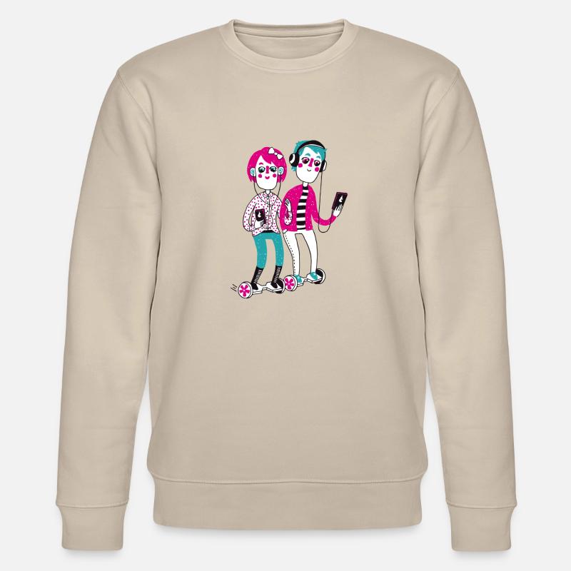 Digitalisierung - Stanley/Stella Unisex Bio-Sweatshirt CHANGER  - Beige