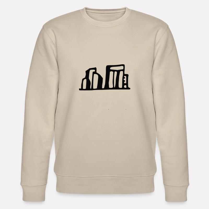 Stonehenge (Noir) - Sweat bio CHANGER Stanley/Stella Unisexe - beige