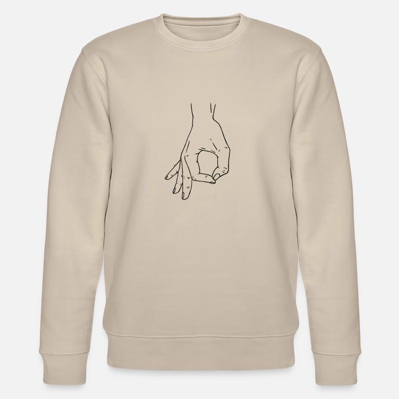 Reingeschaut - Stanley/Stella Unisex Bio-Sweatshirt CHANGER  - Beige