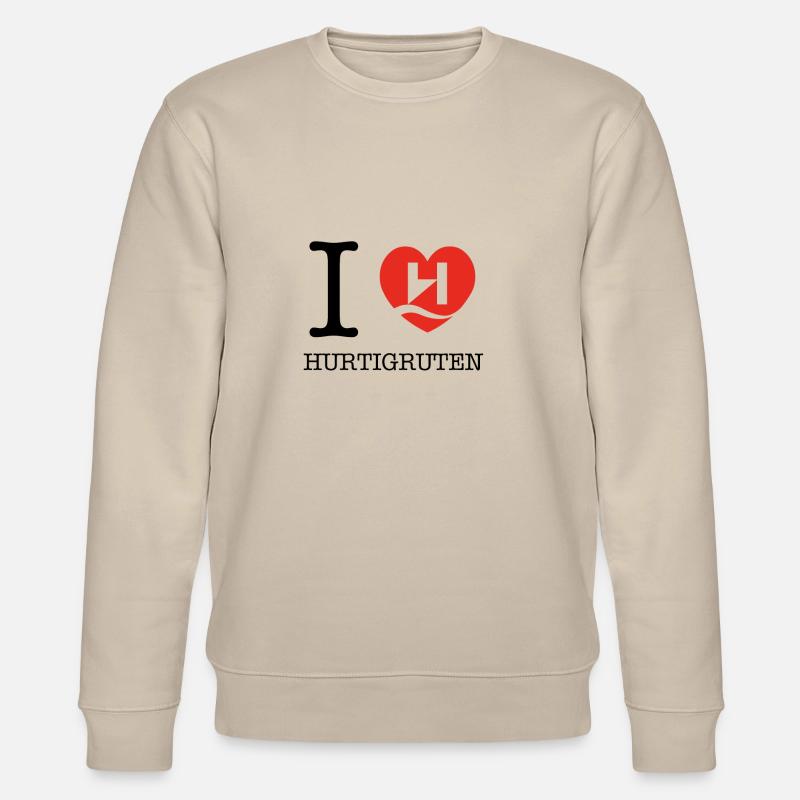 Hurtigruten Amour - Sweat bio CHANGER Stanley/Stella Unisexe - beige