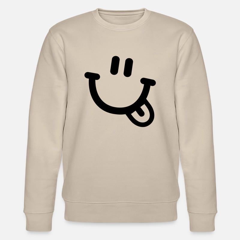 Smiley visage - Sweat bio CHANGER Stanley/Stella Unisexe - beige
