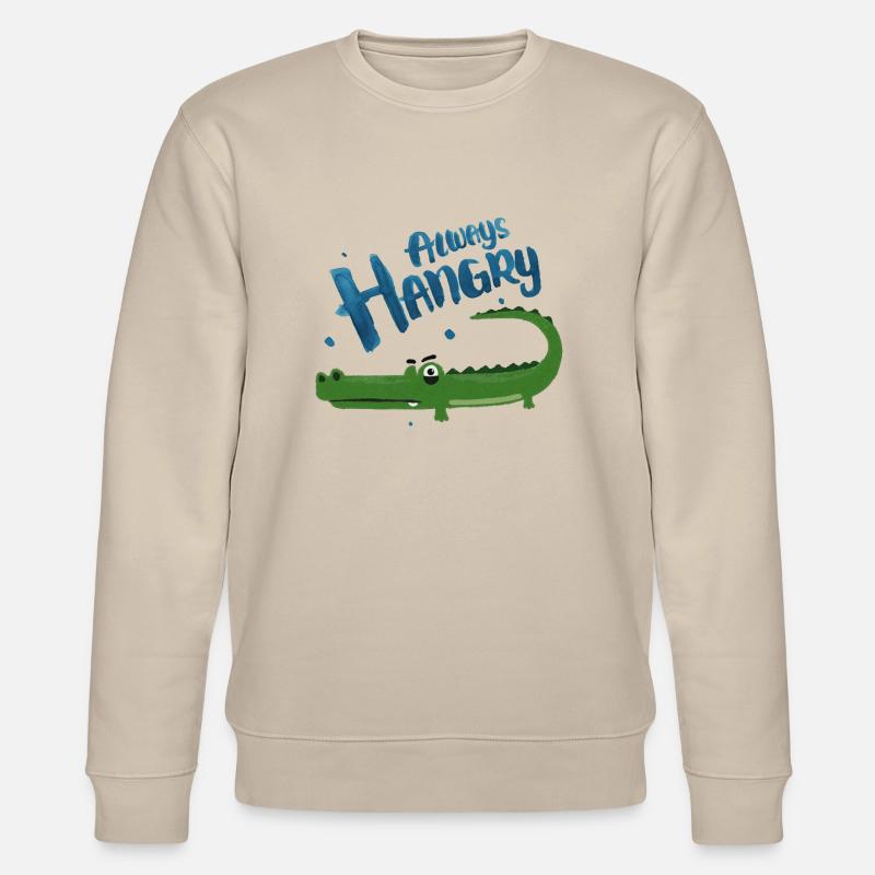 Always Hangry - Stanley/Stella Unisex Bio-Sweatshirt CHANGER  - Beige