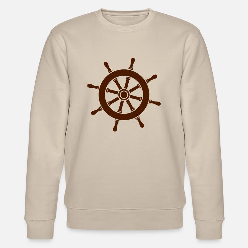 gouvernail de bateau à voile_3_a1 - Sweat bio CHANGER Stanley/Stella Unisexe - beige