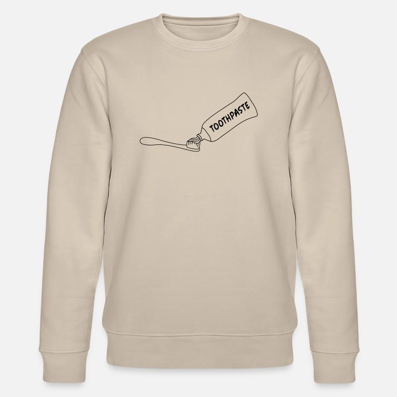 Toothpaste And Toothbrush - Sweat bio CHANGER Stanley/Stella Unisexe - beige
