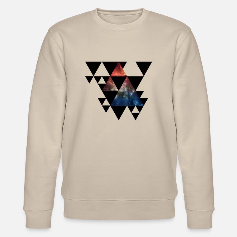 Triangles - Stanley/Stella Unisex Bio-Sweatshirt CHANGER  - Beige