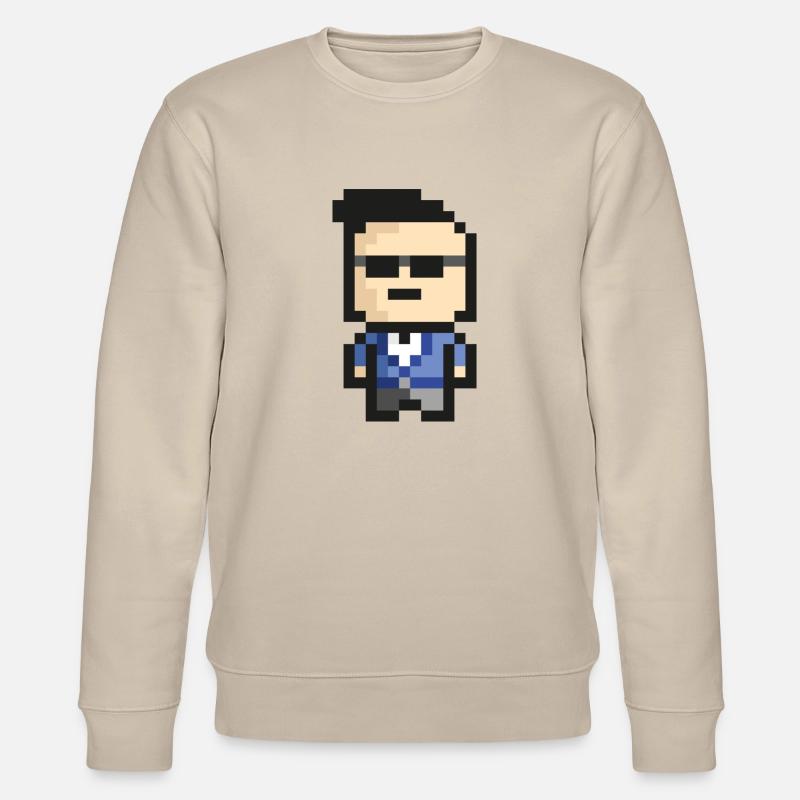 8-Bit-Style - Stanley/Stella Unisex Bio-Sweatshirt CHANGER  - Beige