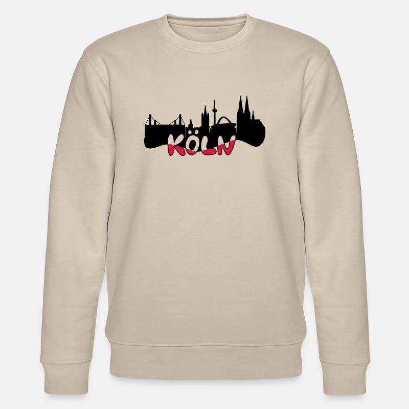 Skyline Köln - Stanley/Stella Unisex Bio-Sweatshirt CHANGER  - Beige