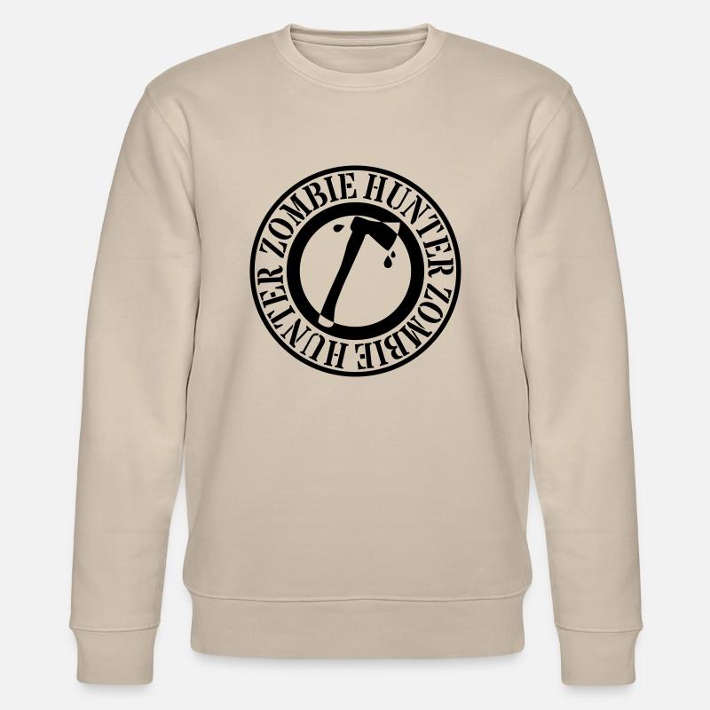 Zombie Hunter - Stanley/Stella Unisex Bio-Sweatshirt CHANGER  - Beige