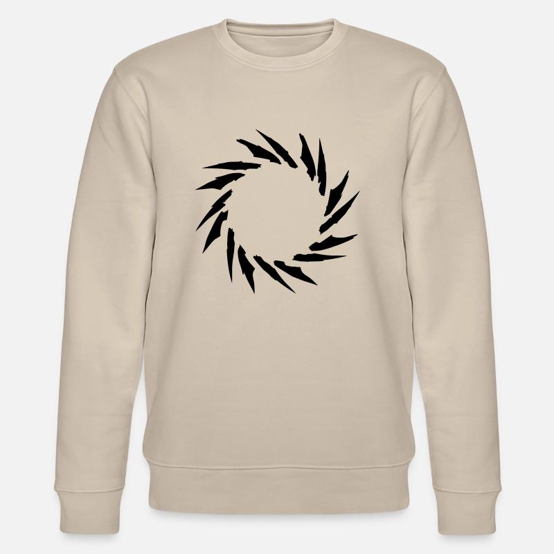 Spiral Rahmen - Stanley/Stella Unisex Bio-Sweatshirt CHANGER  - Beige