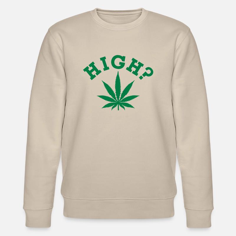 Marihuana - Stanley/Stella Unisex Bio-Sweatshirt CHANGER  - Beige