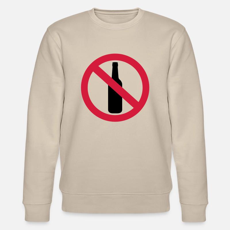 No Alcool - Sweat bio CHANGER Stanley/Stella Unisexe - beige