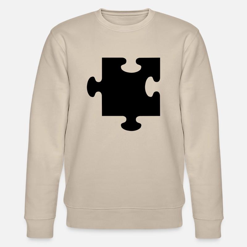 Puzzle - Stanley/Stella Unisex Bio-Sweatshirt CHANGER  - Beige