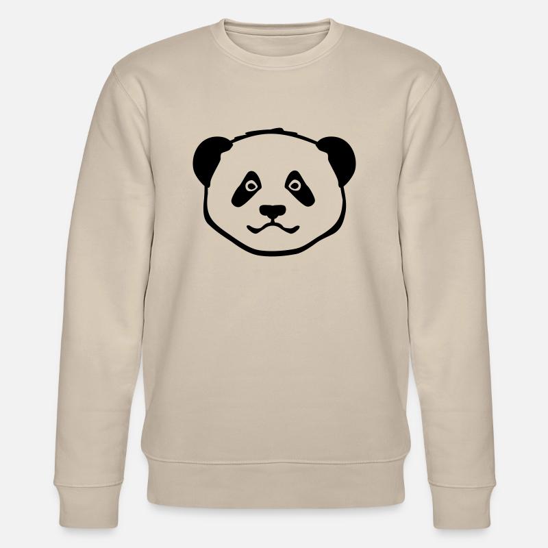 Panda - Stanley/Stella Unisex Bio-Sweatshirt CHANGER  - Beige