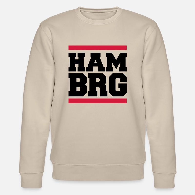 hamburg - Stanley/Stella Unisex Bio-Sweatshirt CHANGER  - Beige
