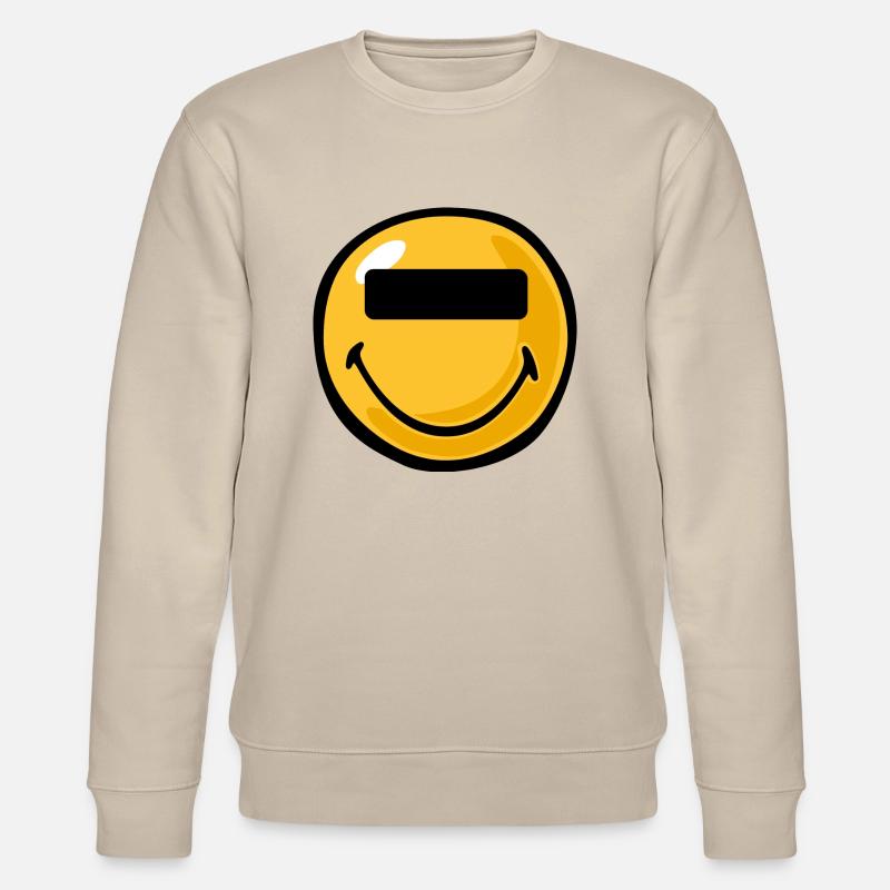 Smiley anonymous - Sweat bio CHANGER Stanley/Stella Unisexe - beige
