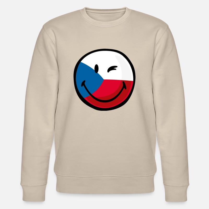 Smiley Czech Republic - Stanley/Stella Unisex Bio-Sweatshirt CHANGER  - Beige