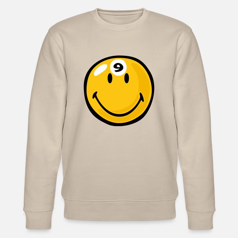 Pool Ball 9 - Stanley/Stella Unisex Bio-Sweatshirt CHANGER  - Beige