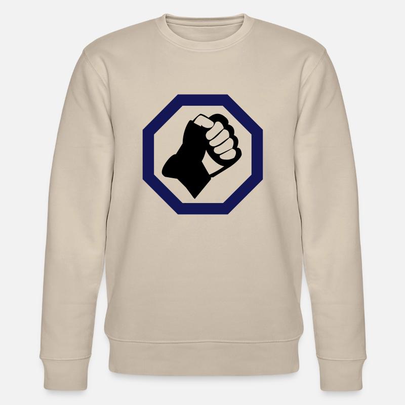 mma handschuh - Stanley/Stella Unisex Bio-Sweatshirt CHANGER  - Beige