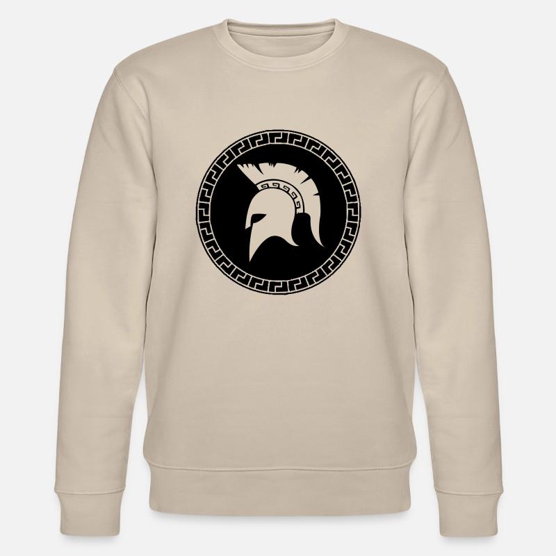 sparta_helm_01 - Stanley/Stella Unisex Bio-Sweatshirt CHANGER - Beige