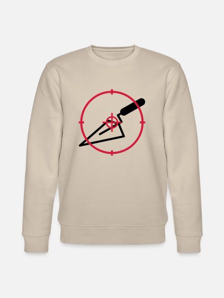 fliselægger / byggeri / tiler / murer - Stanley/Stella økologisk unisex-sweatshirt CHANGER  - beige