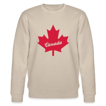canada - Stanley/Stella Unisex Bio-Sweatshirt CHANGER  - Beige - Vorne - Nik (191cm) & Marisol (170cm)